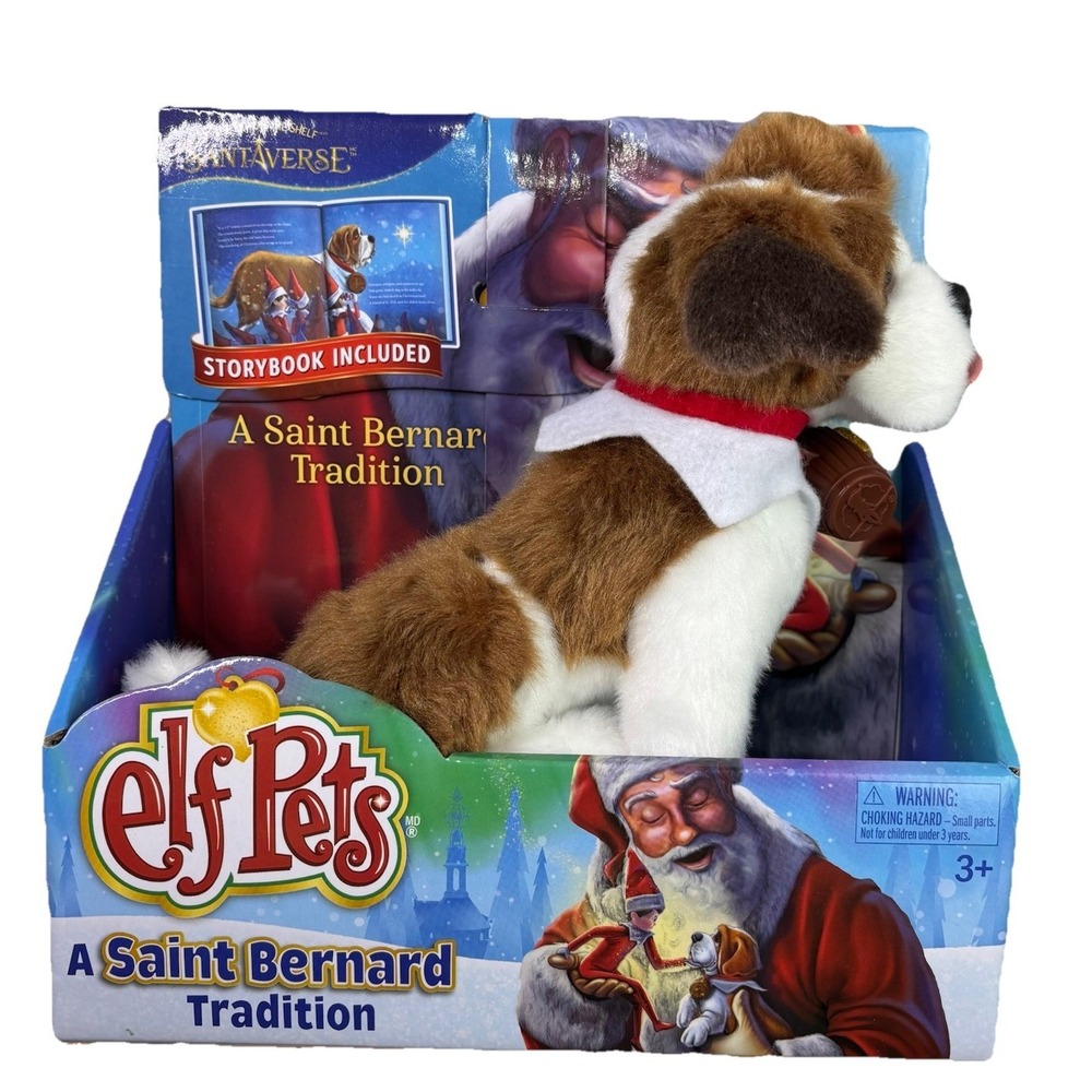 The Elf on the Shelf Pets A St. Bernard Tradition Plush